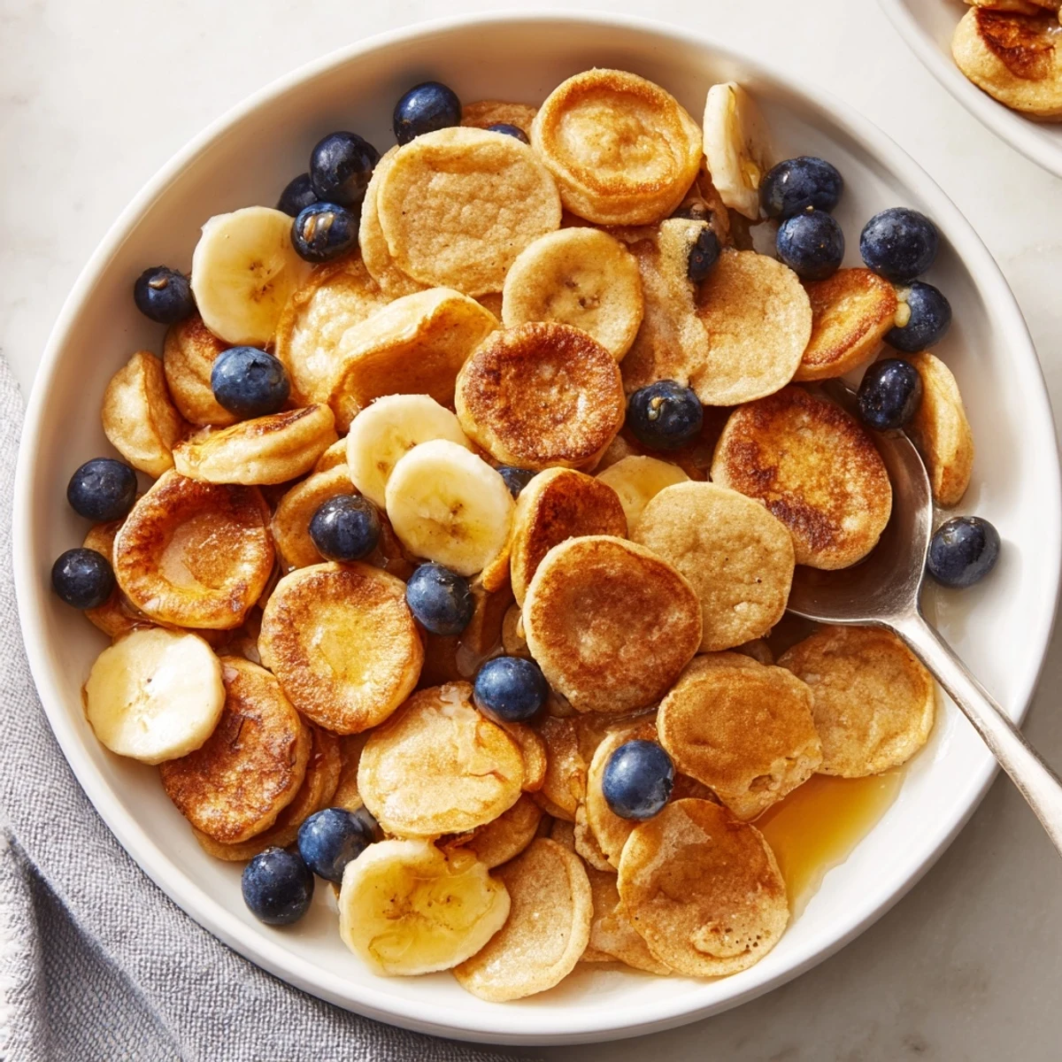 Mini Pancake Cereal Breakfast