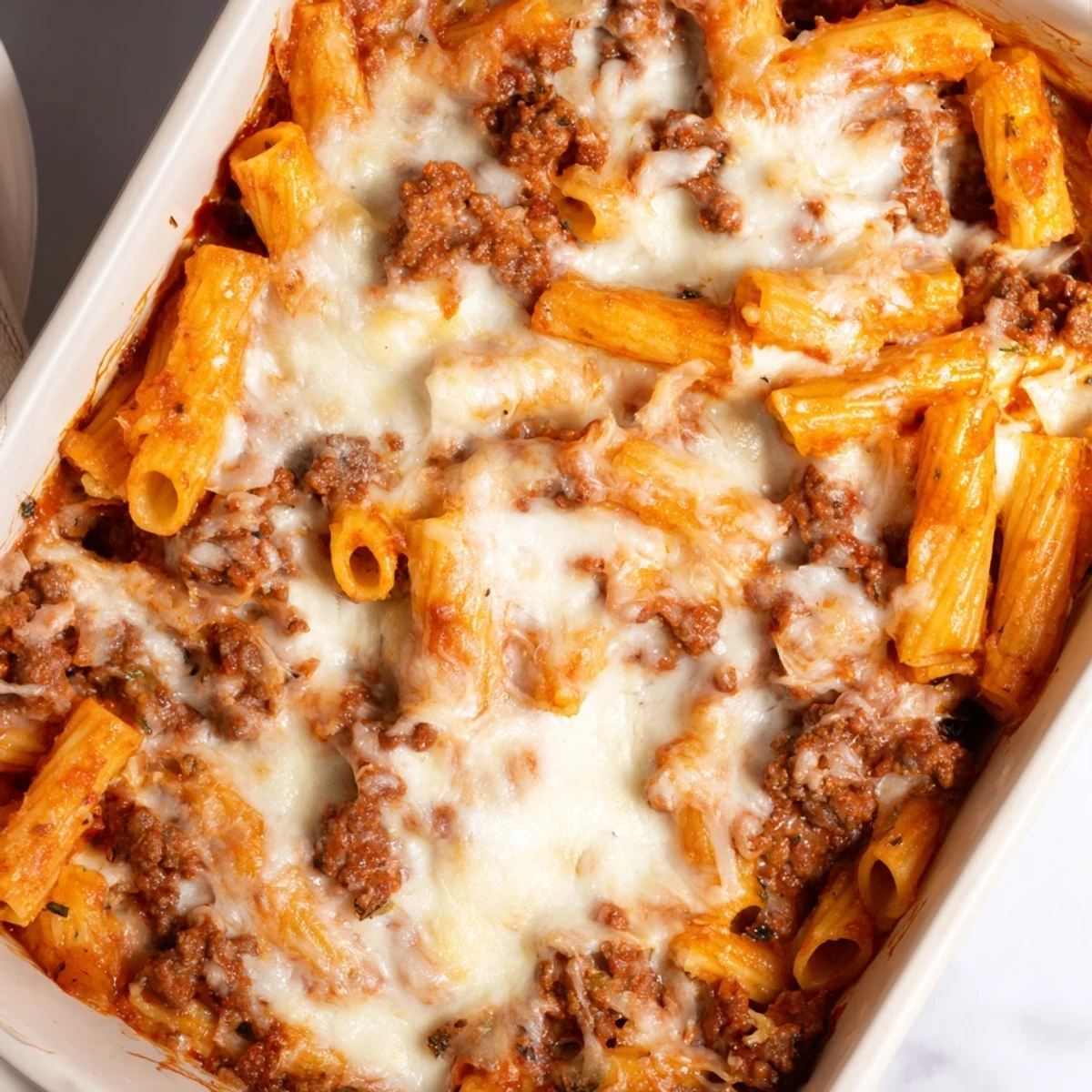 Cheesy Beef Penne Bake #95