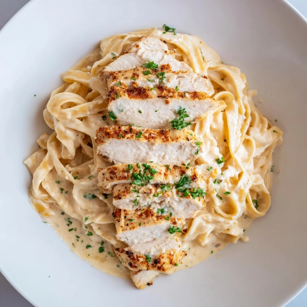 Spicy Cajun Chicken Alfredo