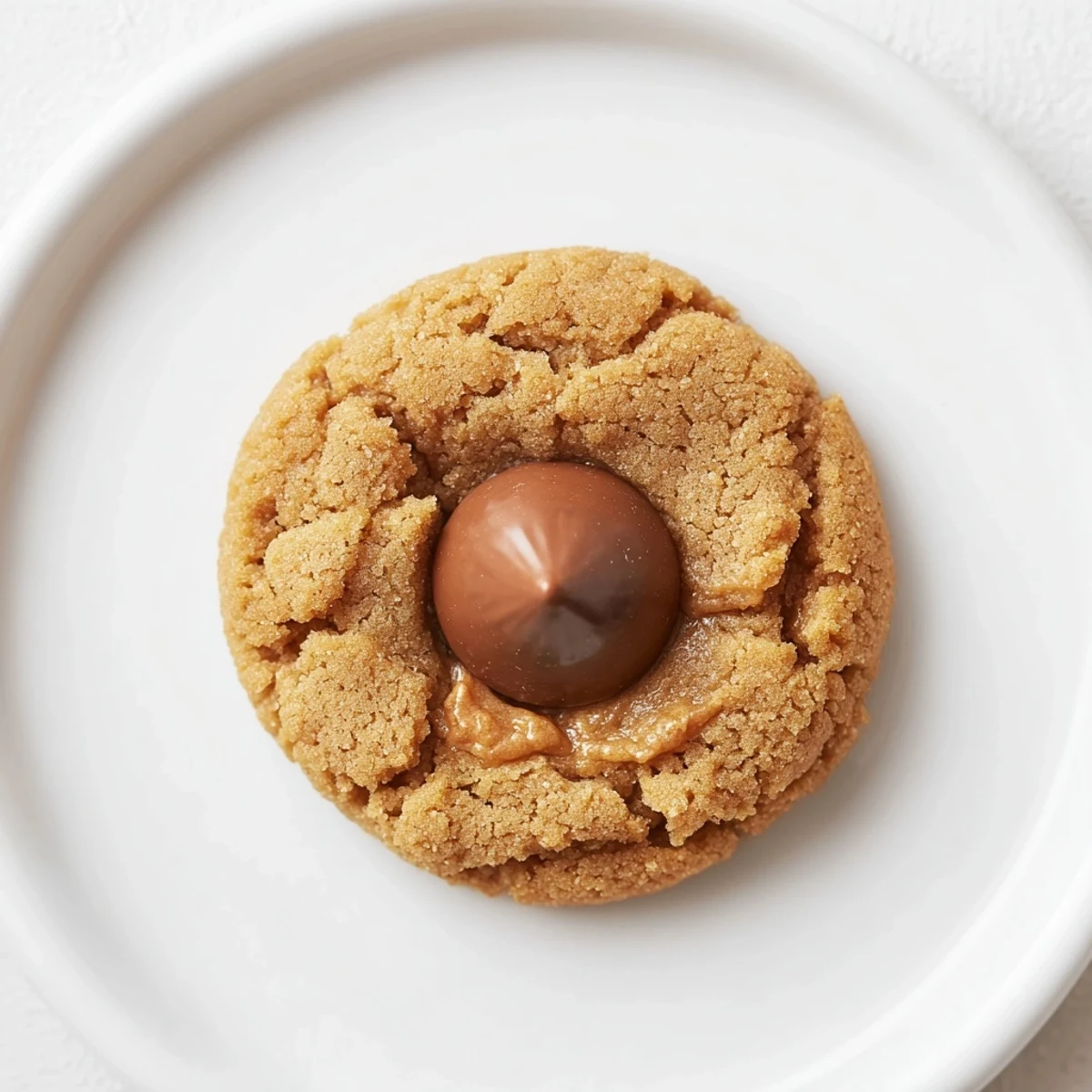 Warm, soft 3-Ingredient Peanut Butter Blossoms cooling on a wire rack, a quick and easy dessert.