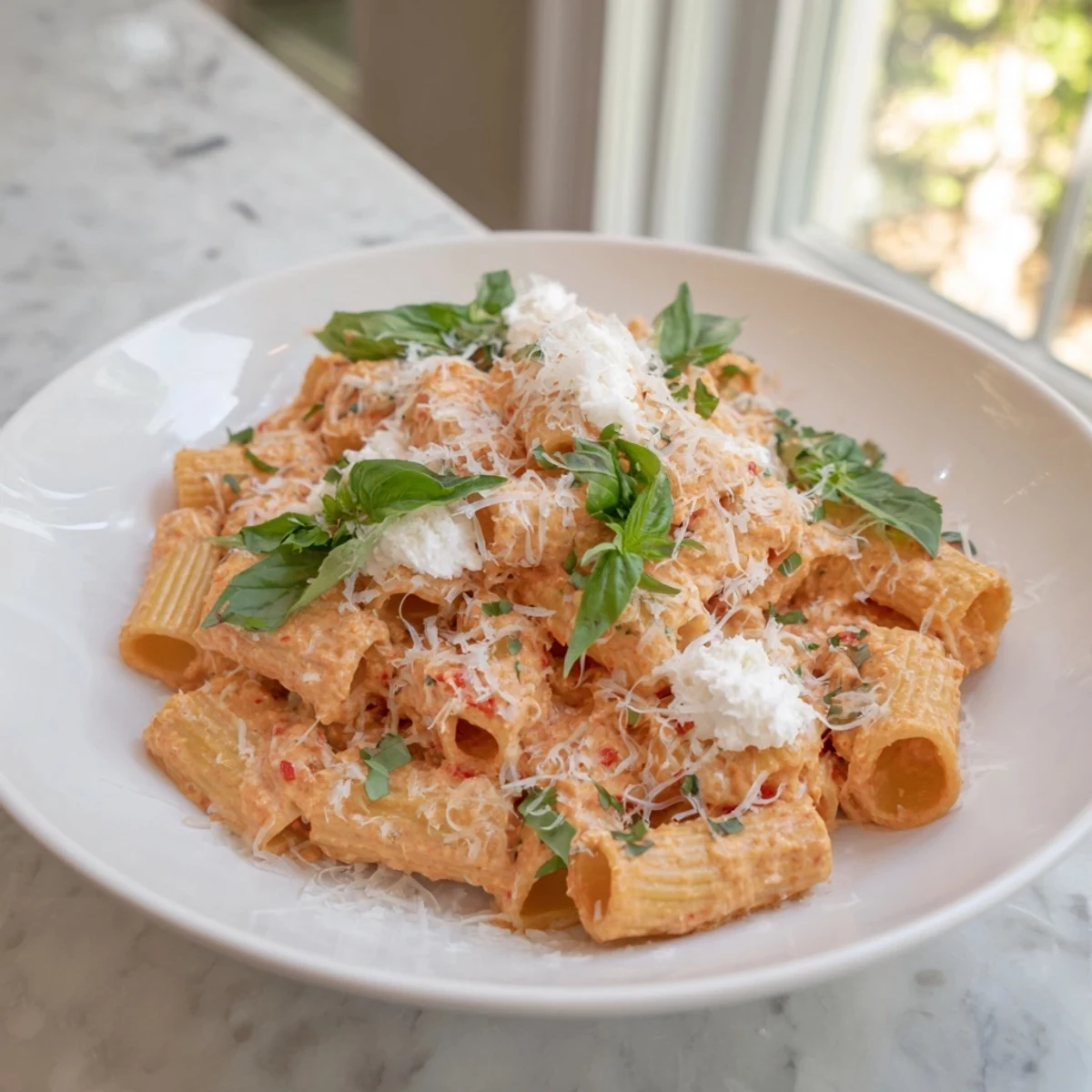 Creamy Roasted Red Pepper Pasta