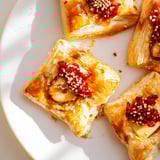 Chili Crisp Honey Brie Bites