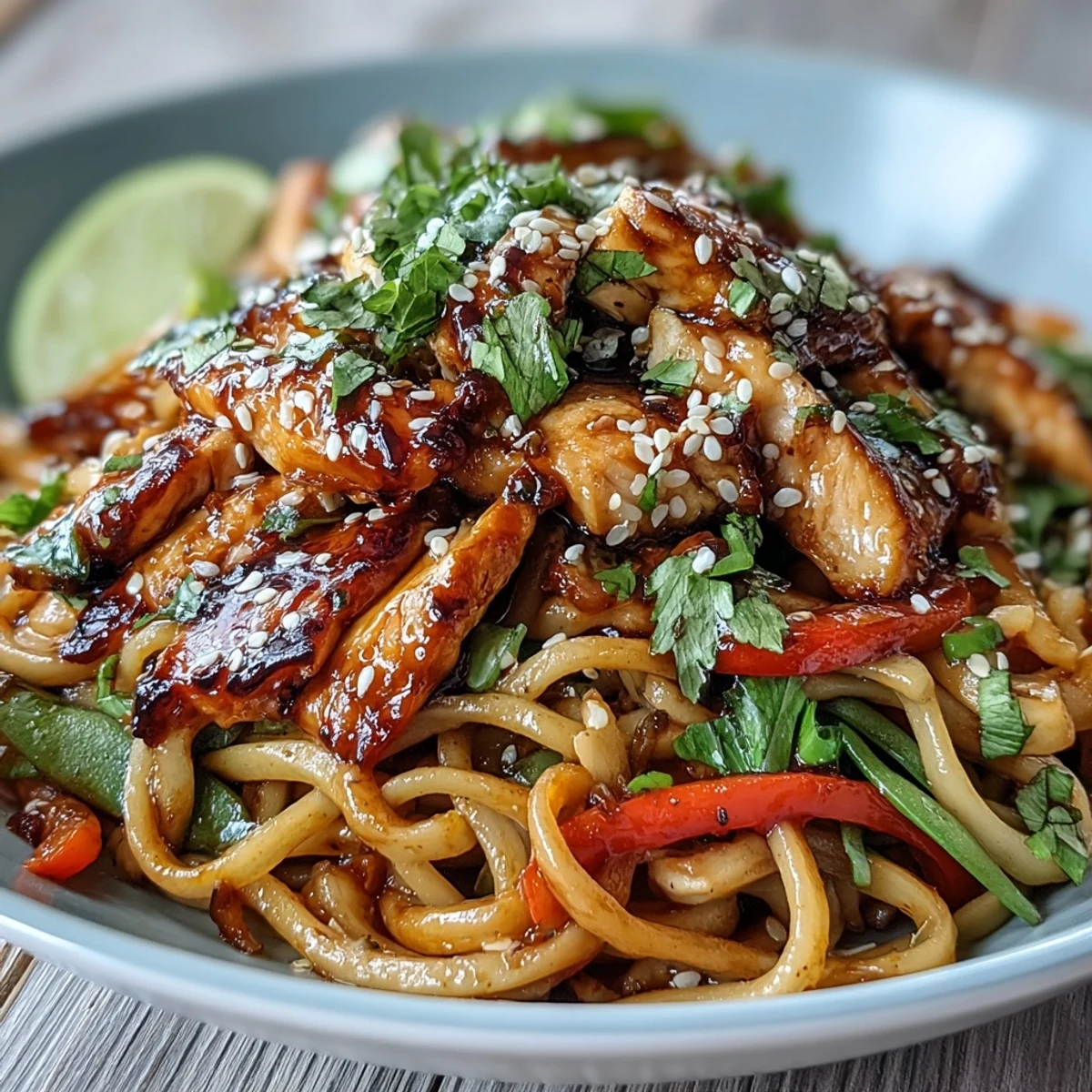 Sesame Chicken Noodle Bowl