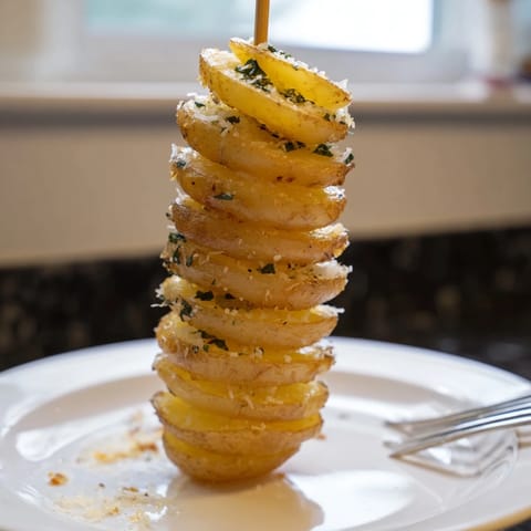 Air-Fryer Tornado Potatoes