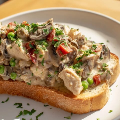 Chicken à la King Toast