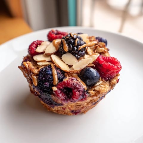 Baked Oatmeal Cups Berries #118