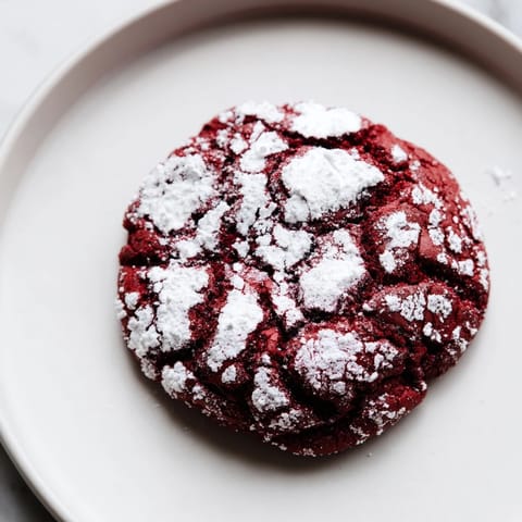 Red Velvet Chocolate Crinkle