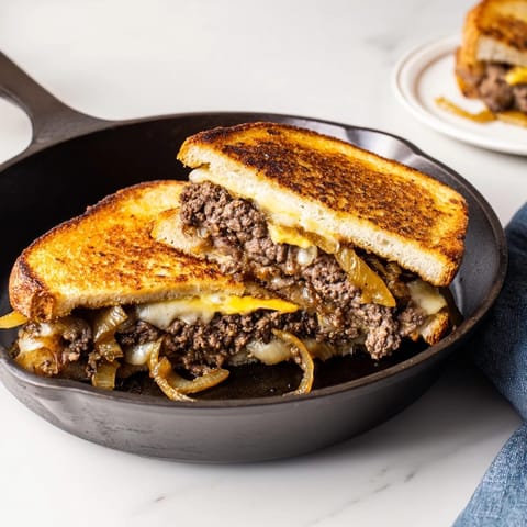 Patty Melt Cast Iron Skillet