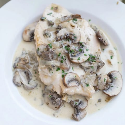 Tarragon Chicken Mushroom Skillet