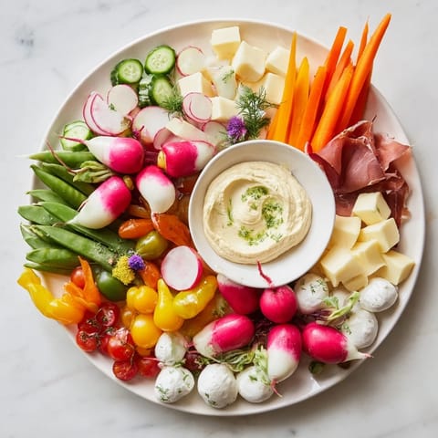 Spring Wreath Appetizer Platter