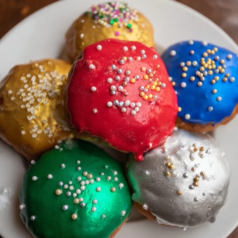 Festive Christmas Ornament Beignets