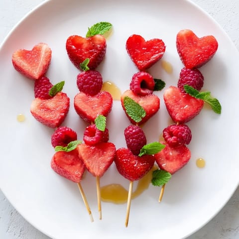 Red Heart Fruit Skewers #227