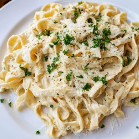 Pasta Alfredo Cottage Hack