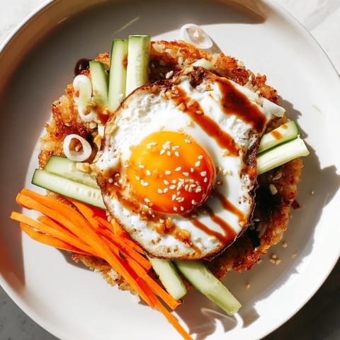 Crispy Egg Rice Bowl