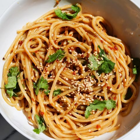 Spicy Sesame Noodle Salad