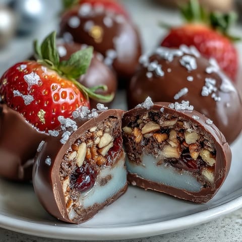 Luxurious Dubai Chocolate Strawberry Easter Eggs with a crisp strawberry-chocolate shell and crunchy nut filling.