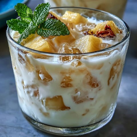 Pineapple Coconut Agua Fresca