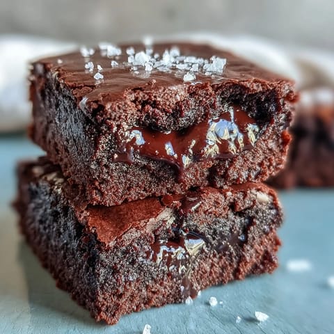 Dense, ultra-fudgy tahini chocolate brownies with a luscious swirl of creamy tahini and rich dark chocolate.