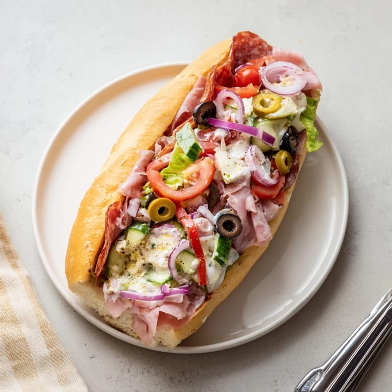 Savory Flavor Mash-Up Sandwiches, perfectly layered with creamy cheese and zesty peppers.