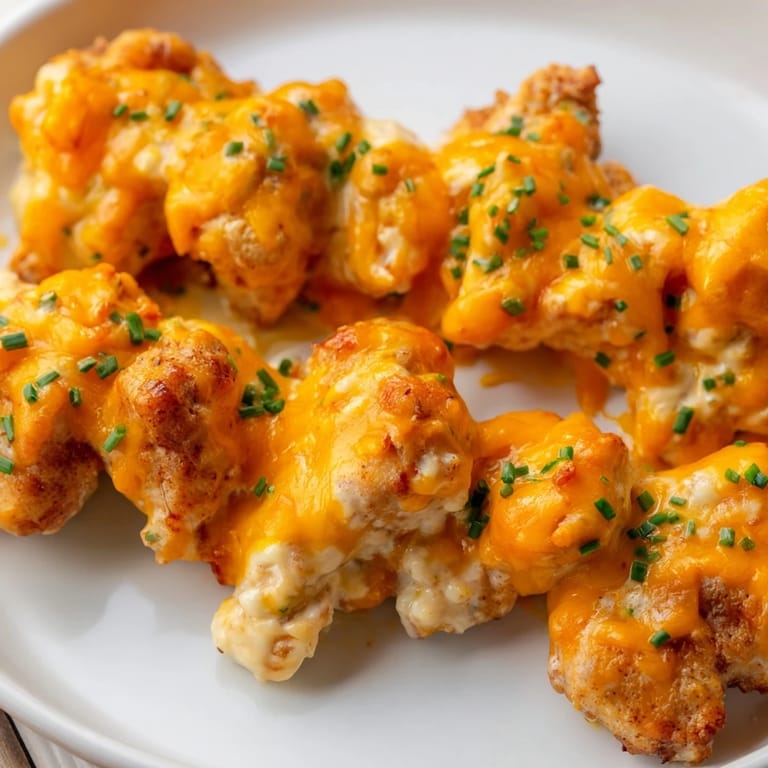 Deliciously comforting Cheddar Ranch Chicken Bake, featuring juicy chicken smothered in ranch sauce.