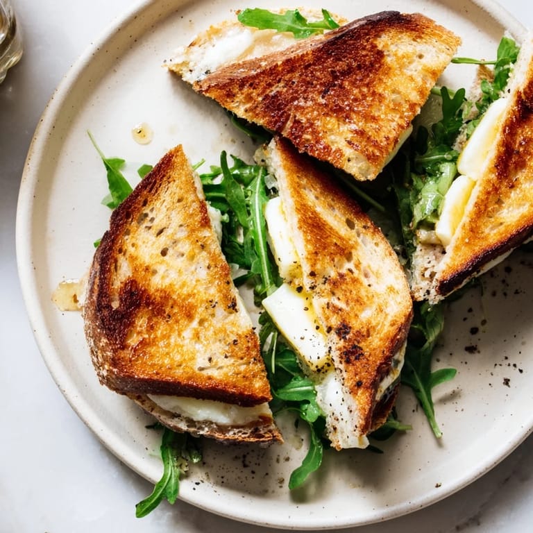 Close-up of a perfectly grilled Crispy Halloumi Grilled Cheese, a delicious vegetarian sandwich bursting with flavor.