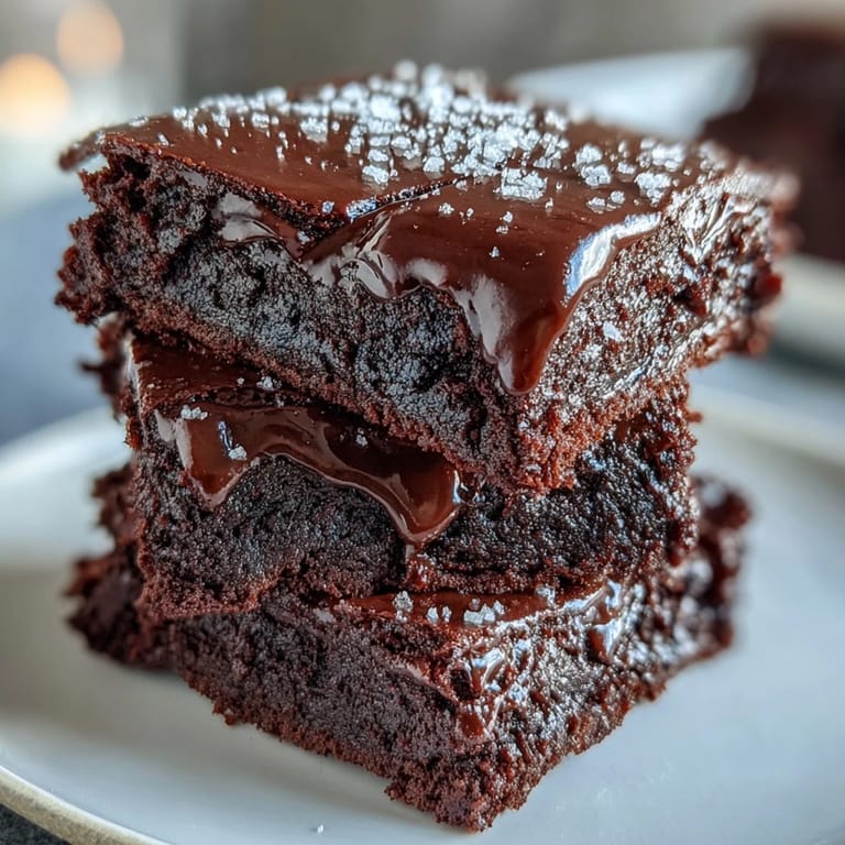 Ultra-fudgy brownies swirled with creamy tahini, combining nutty and chocolatey flavors in every decadent bite.