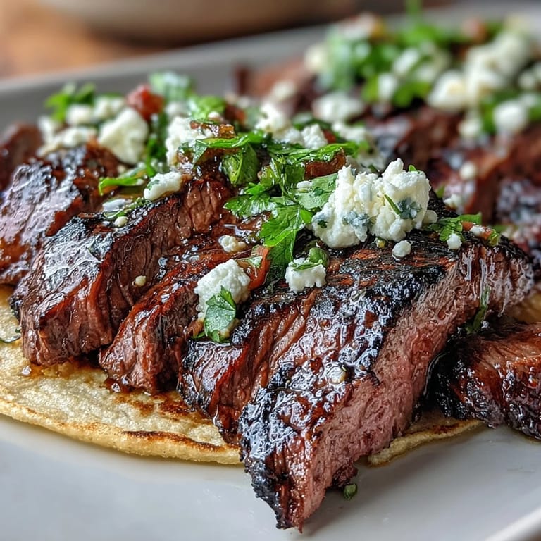 Juicy CARNE ASADA taco bar spread on a festive table for guests.